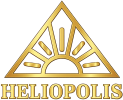 Golden Heliopolis emblem on white